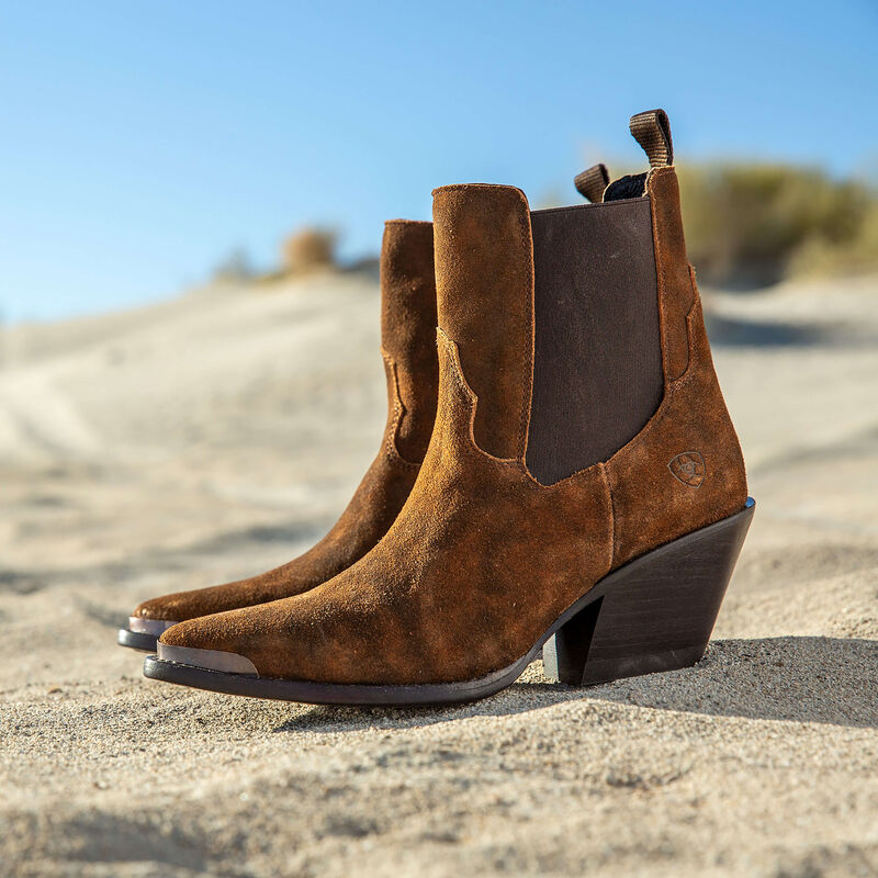 Shiloh Boot - Dark Ginger Suede