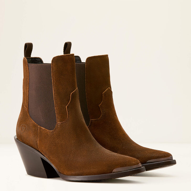 Shiloh Boot - Dark Ginger Suede