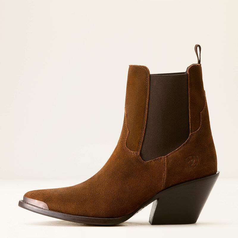 Shiloh Boot - Dark Ginger Suede