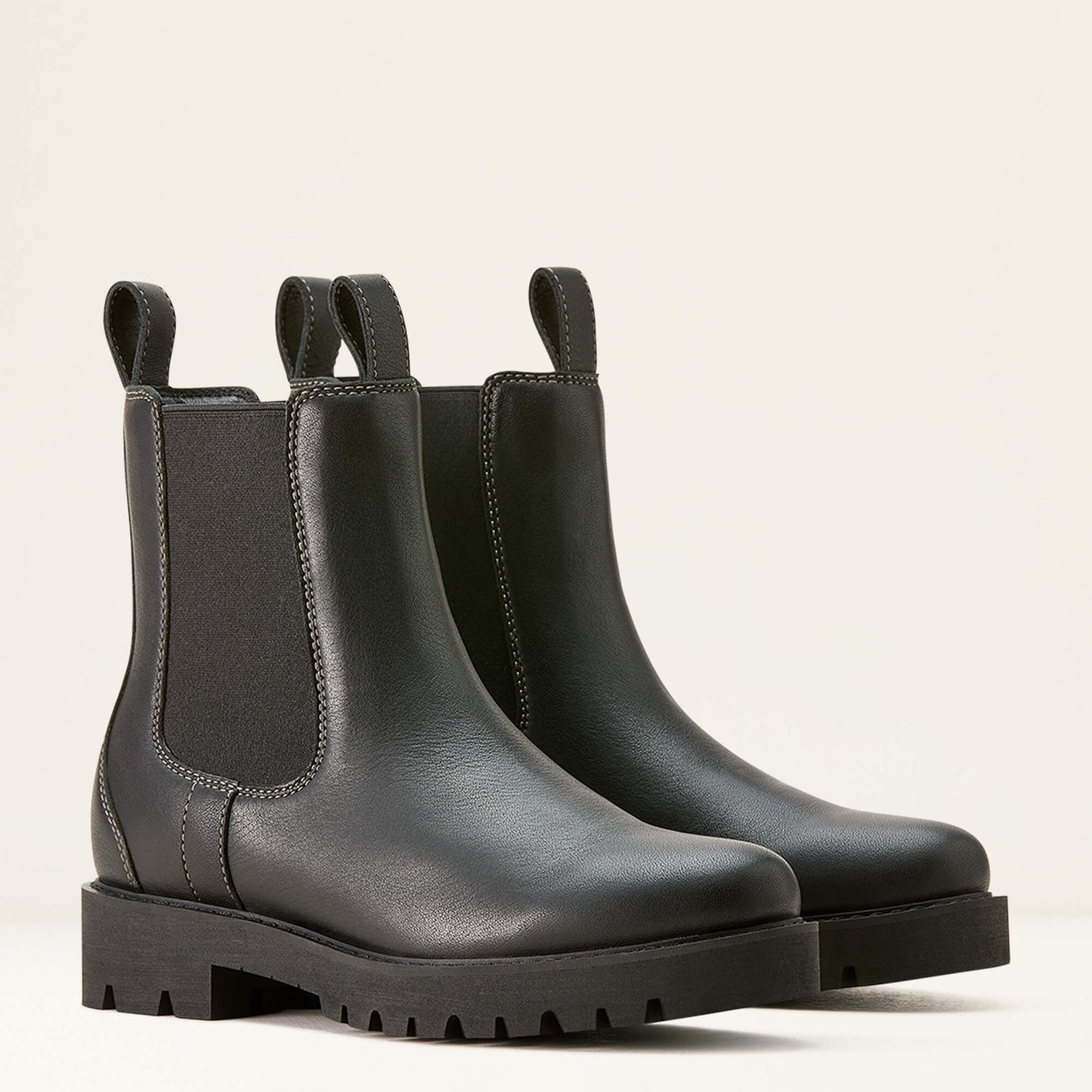 Women's Wexford Lug Mid Waterproof Chelsea Boot - Jet Black