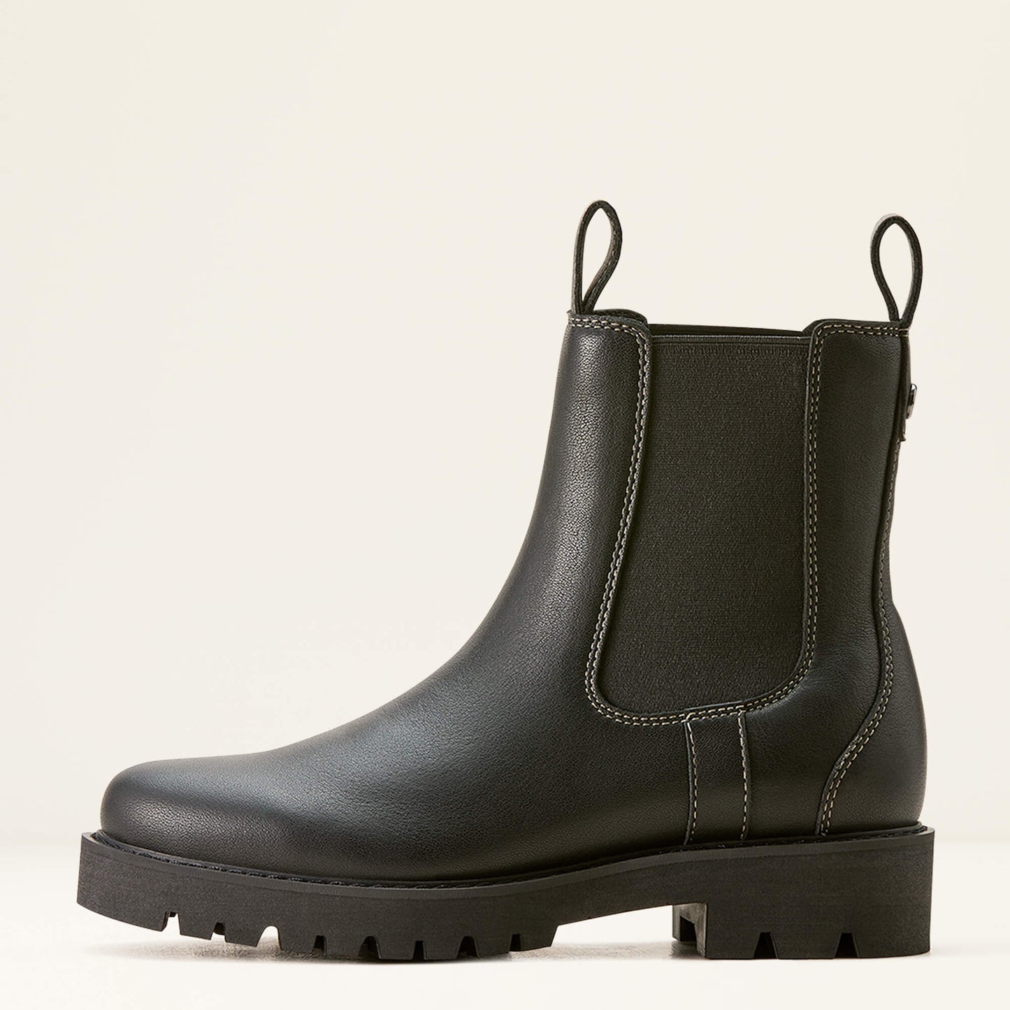 Women's Wexford Lug Mid Waterproof Chelsea Boot - Jet Black