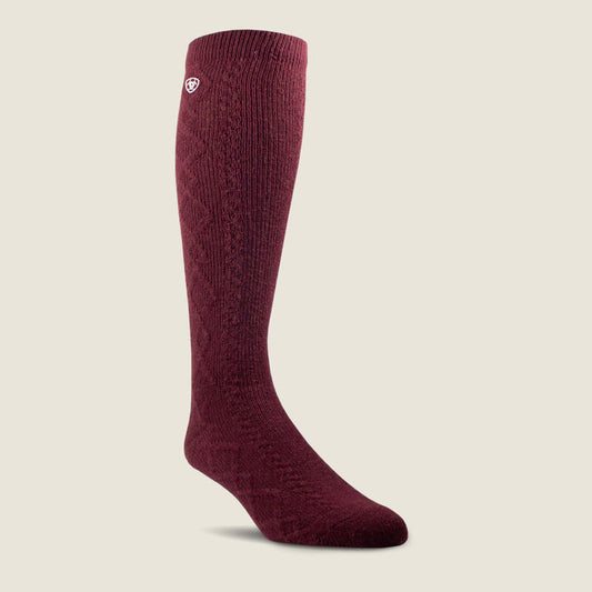 Countryside Tall Socks - Tawny Port