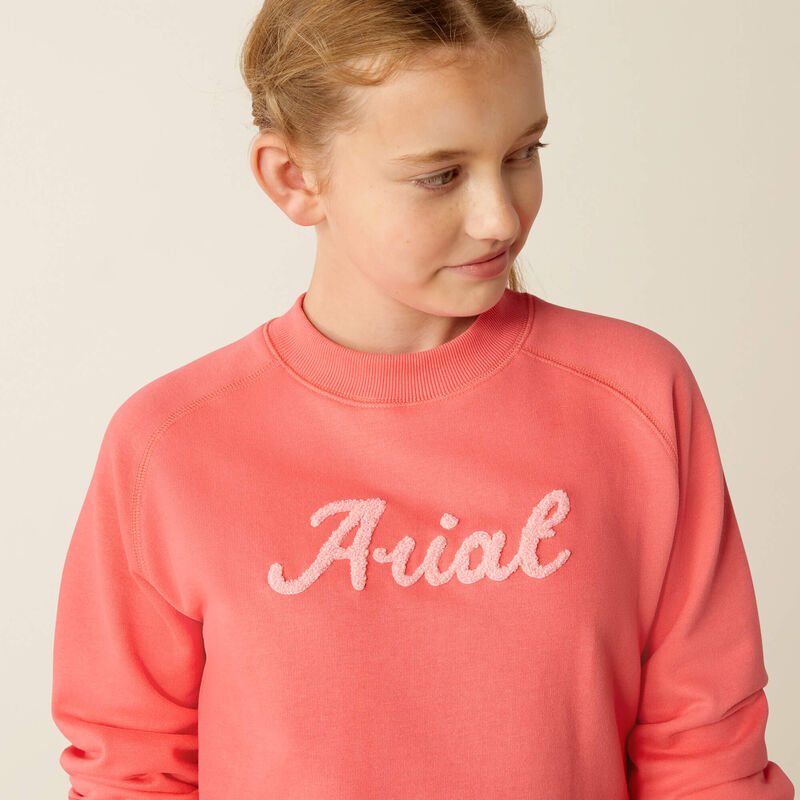 Kids' Benicia Sweatshirt - Coral Paradise