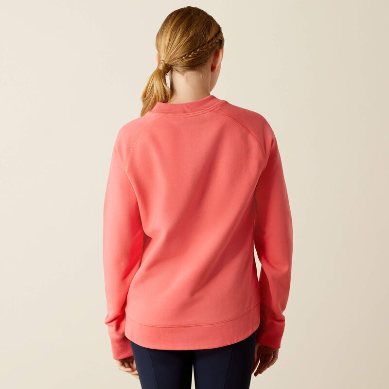 Kids' Benicia Sweatshirt - Coral Paradise