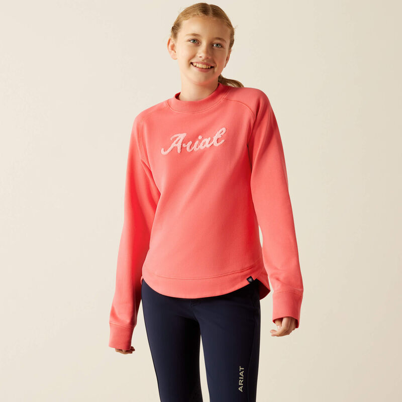 Kids' Benicia Sweatshirt - Coral Paradise