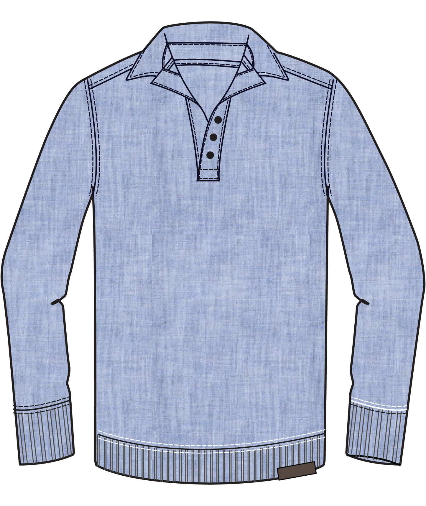 Wilton Sweatshirt - Pacific Blue Heather
