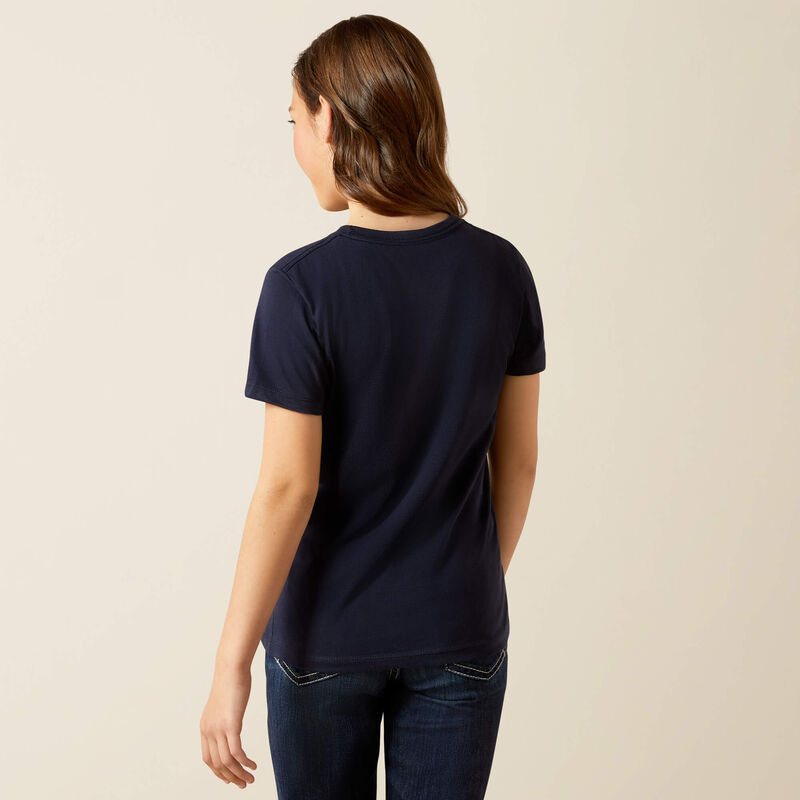 Hay Girl T-Shirt - Navy