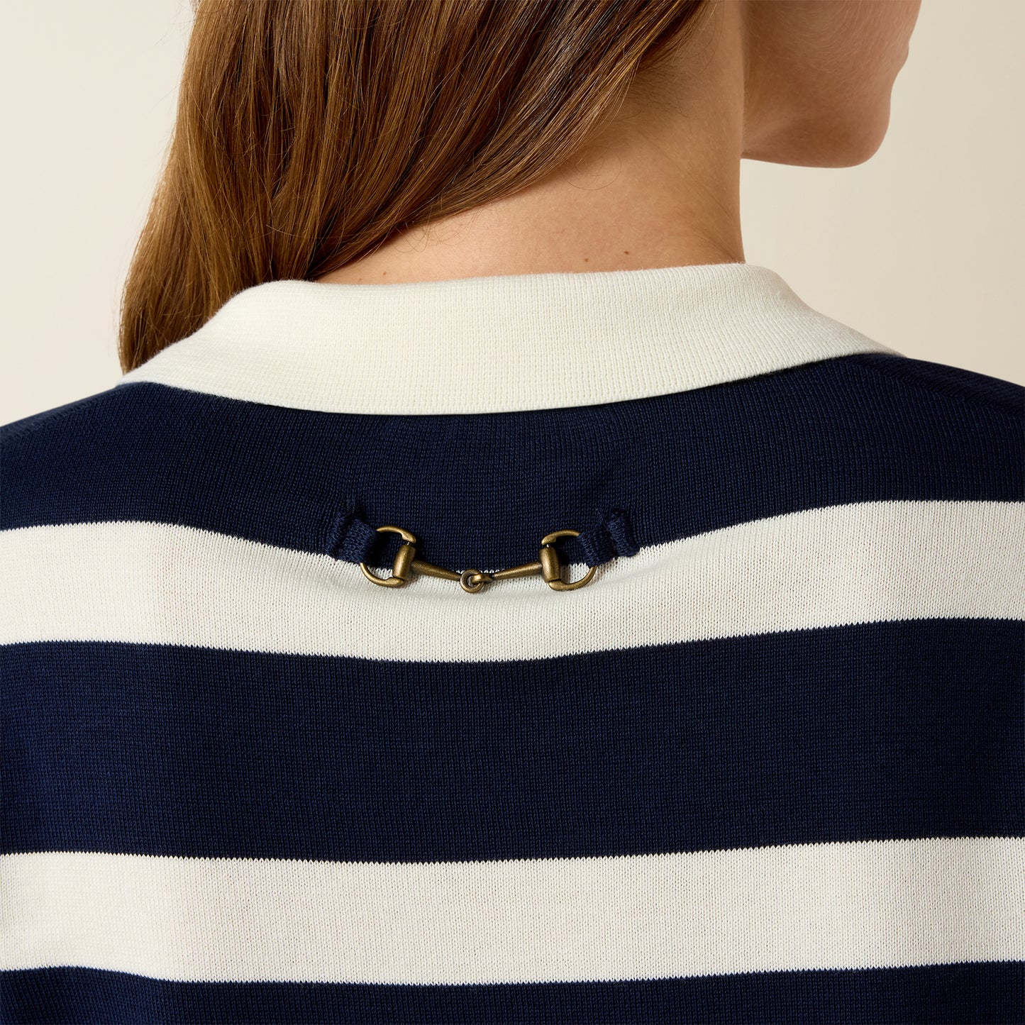 Langsett Sweater - Navy Stripe