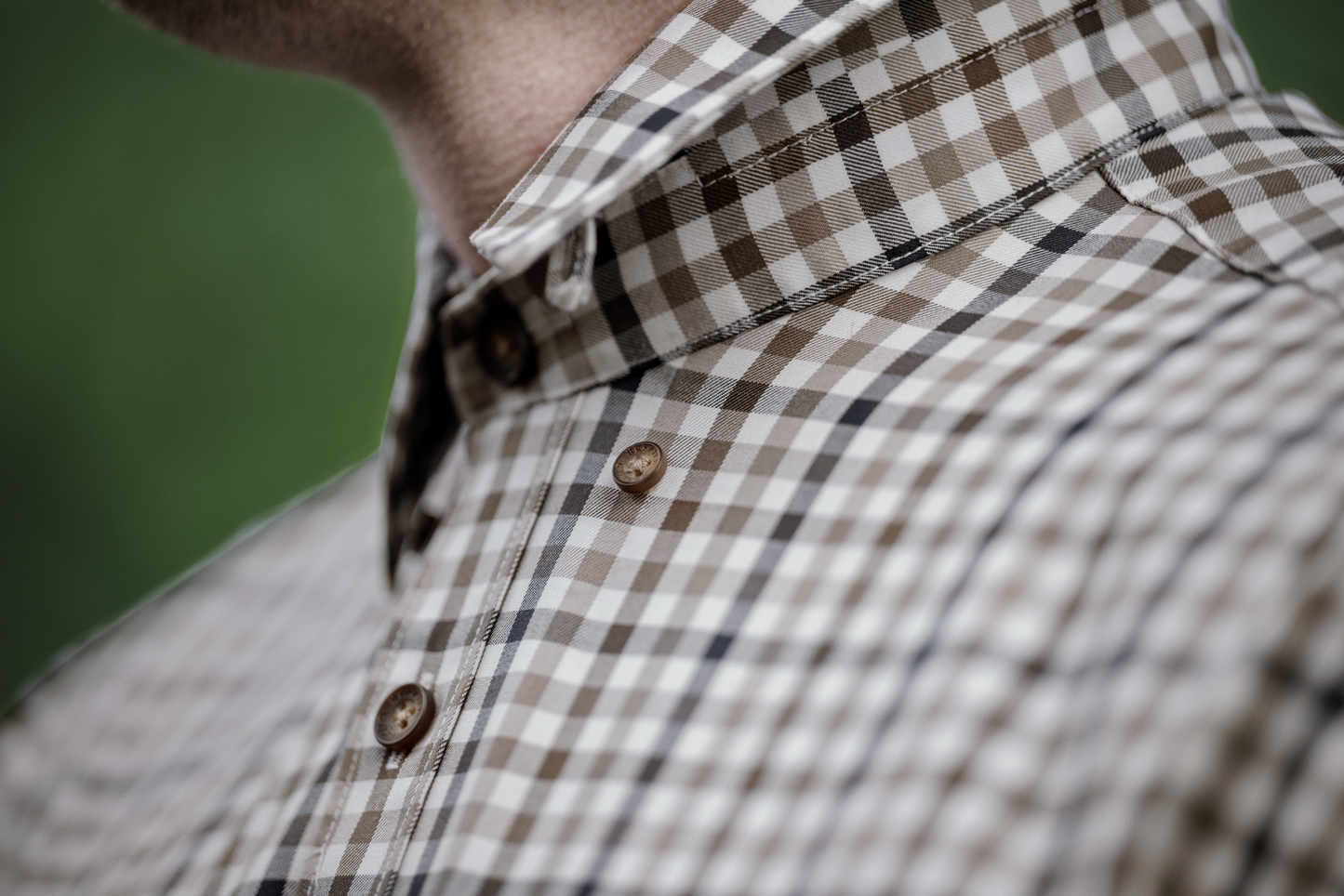 Milford Shirt - Blue/Beige Check