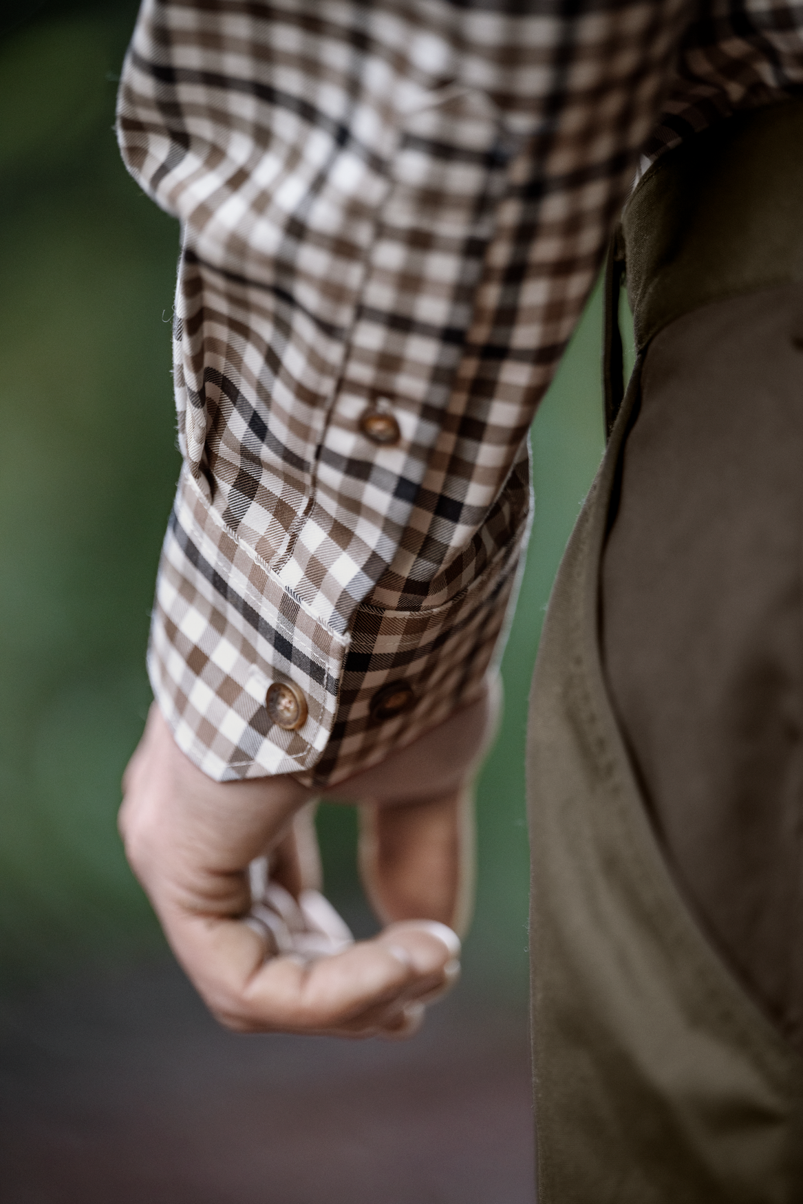Milford Shirt - Blue/Beige Check