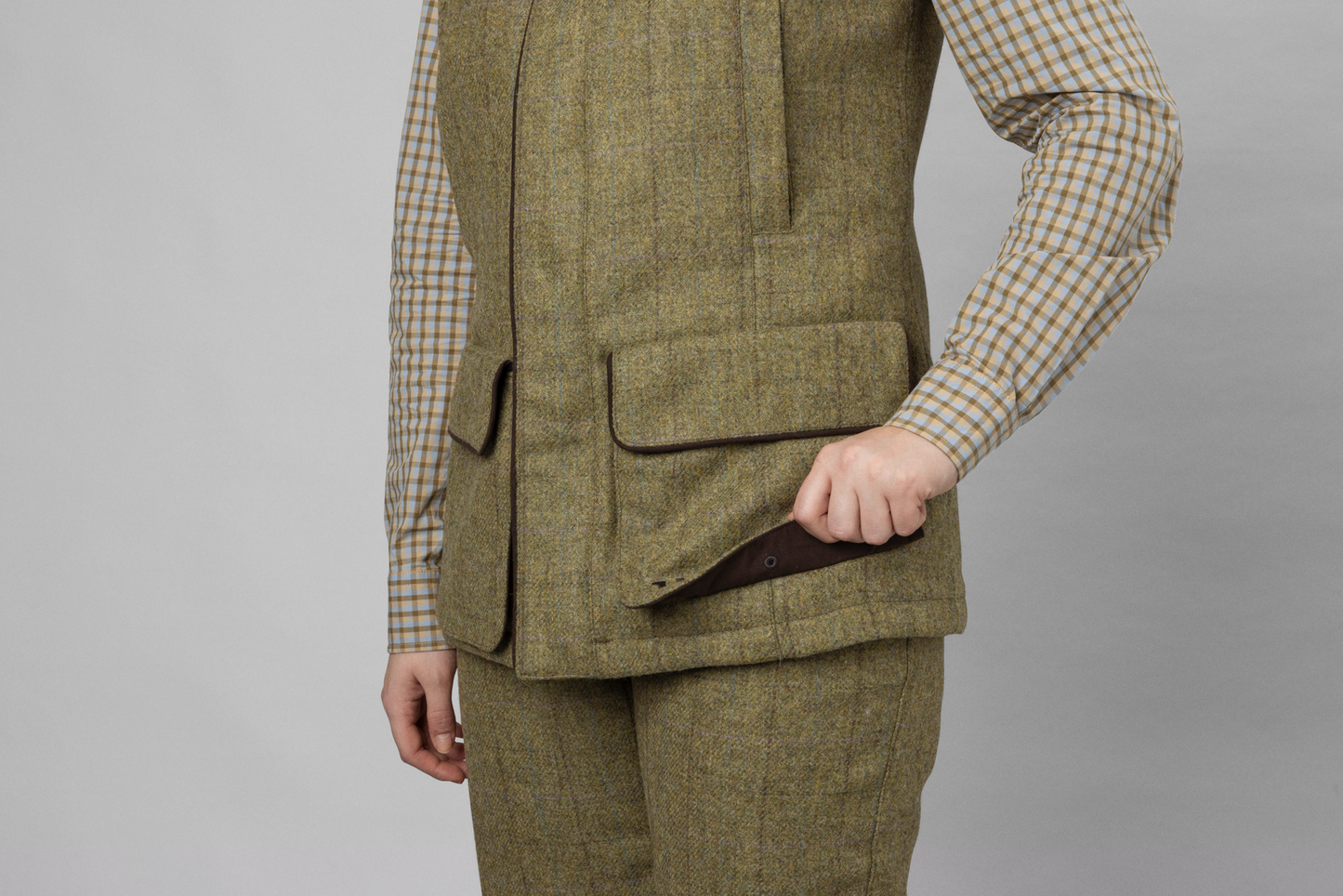Jura Waistcoat - Olive