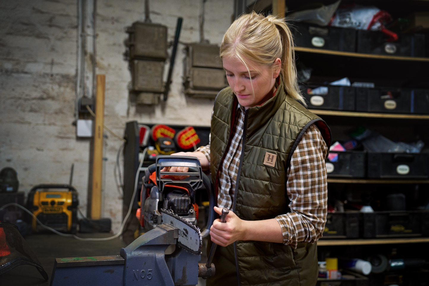 Kalix HSP Waistcoat - Willow Green/Arabian Spice