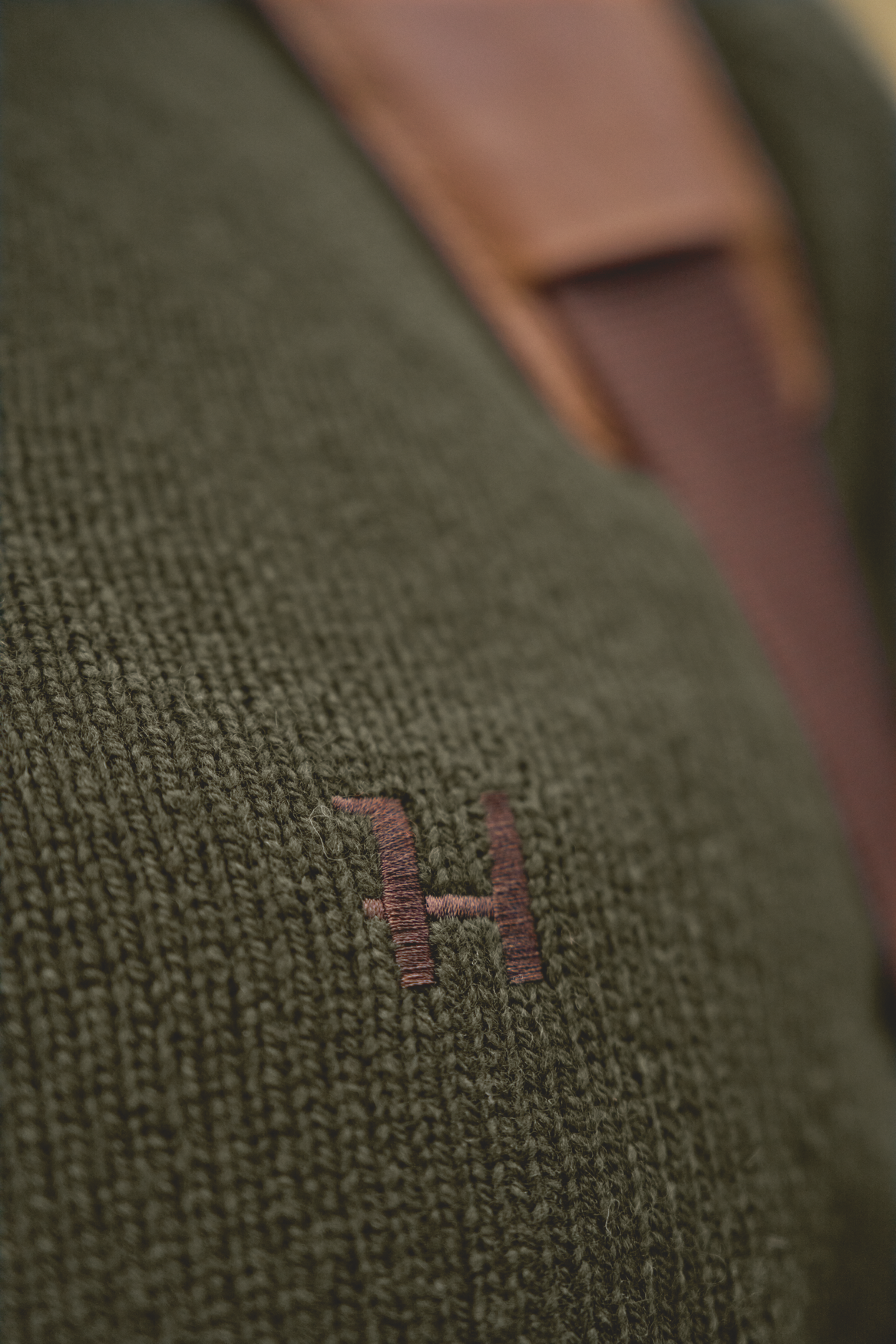 Vincent Merino Half Zip Pullover - Rosin