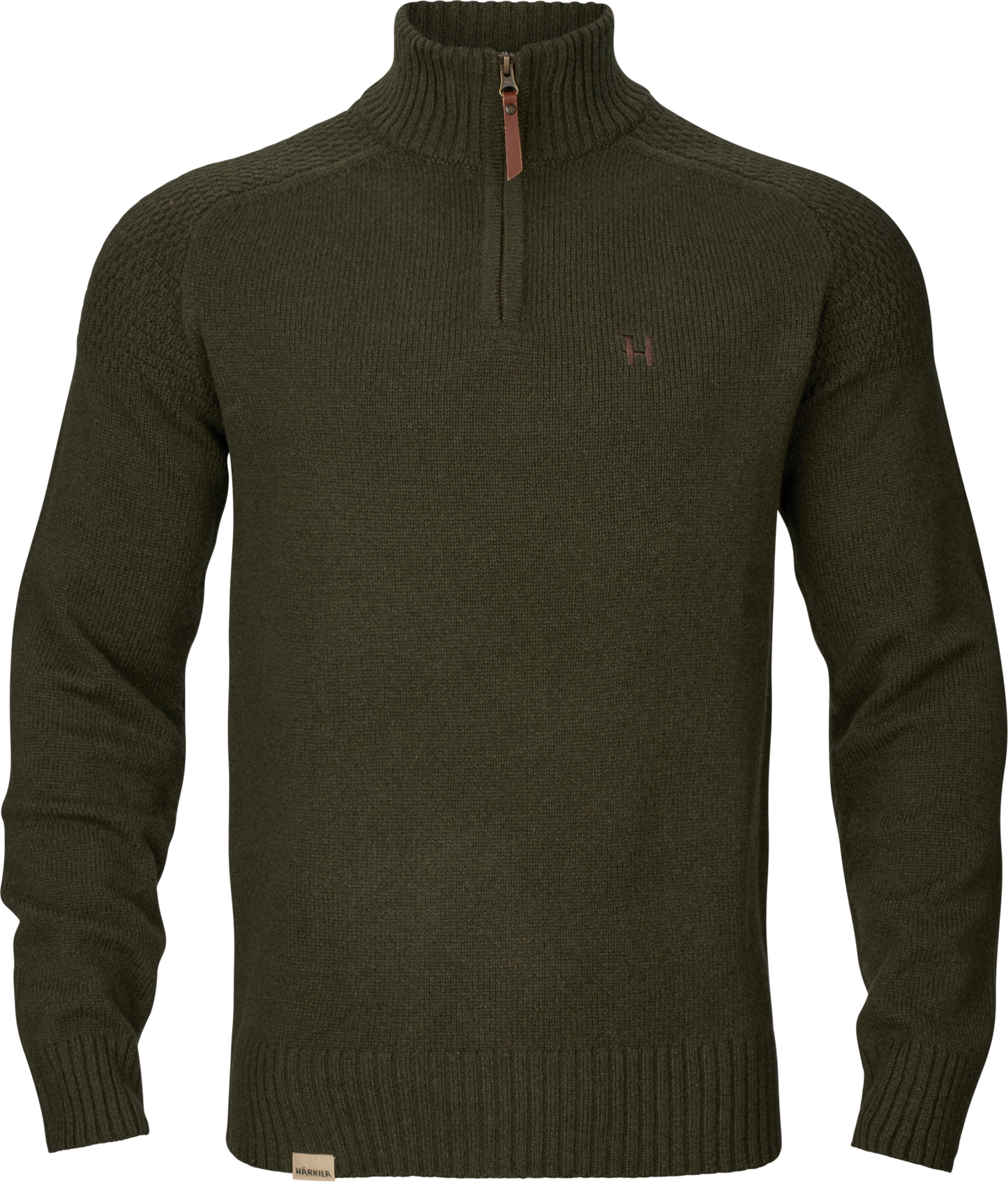Vincent Merino Half Zip Pullover - Rosin