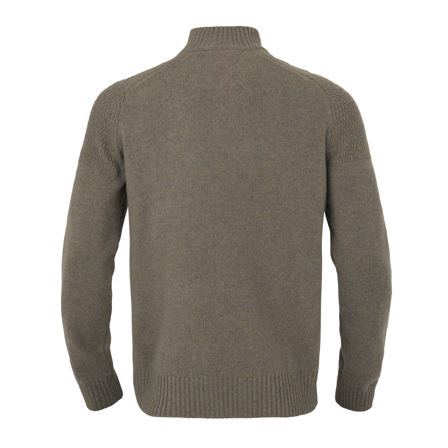 Vincent Merino Half Zip Pullover - Dark Sand