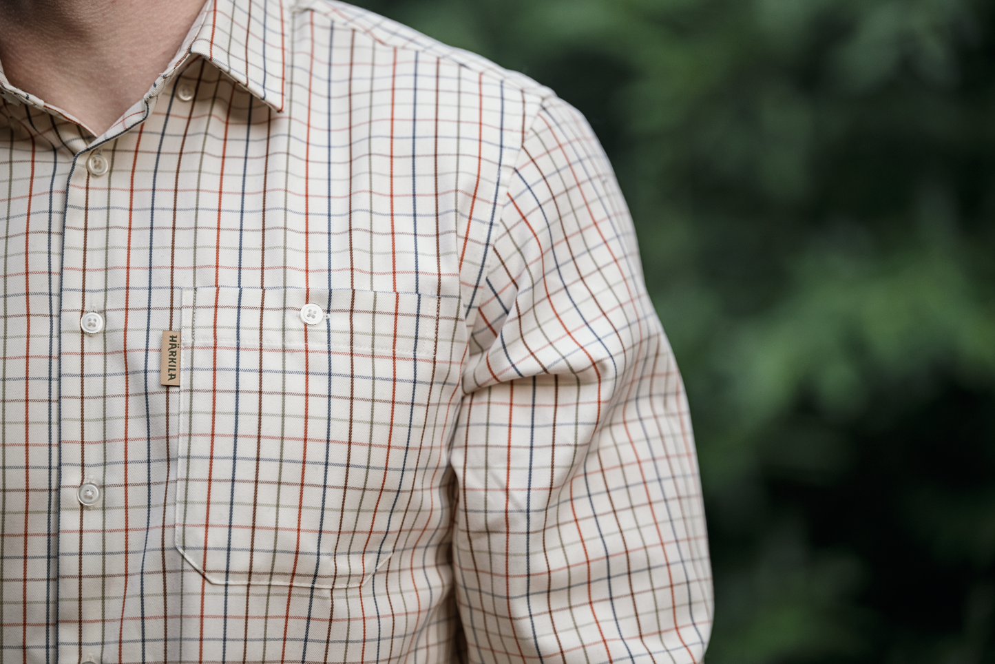 Haywood Wool Blend Shirt - Arabian Spice Check
