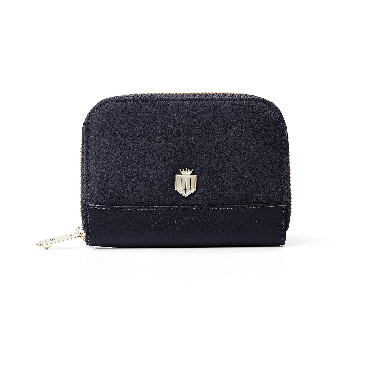 Mini Salisbury Coin Purse - Navy Suede