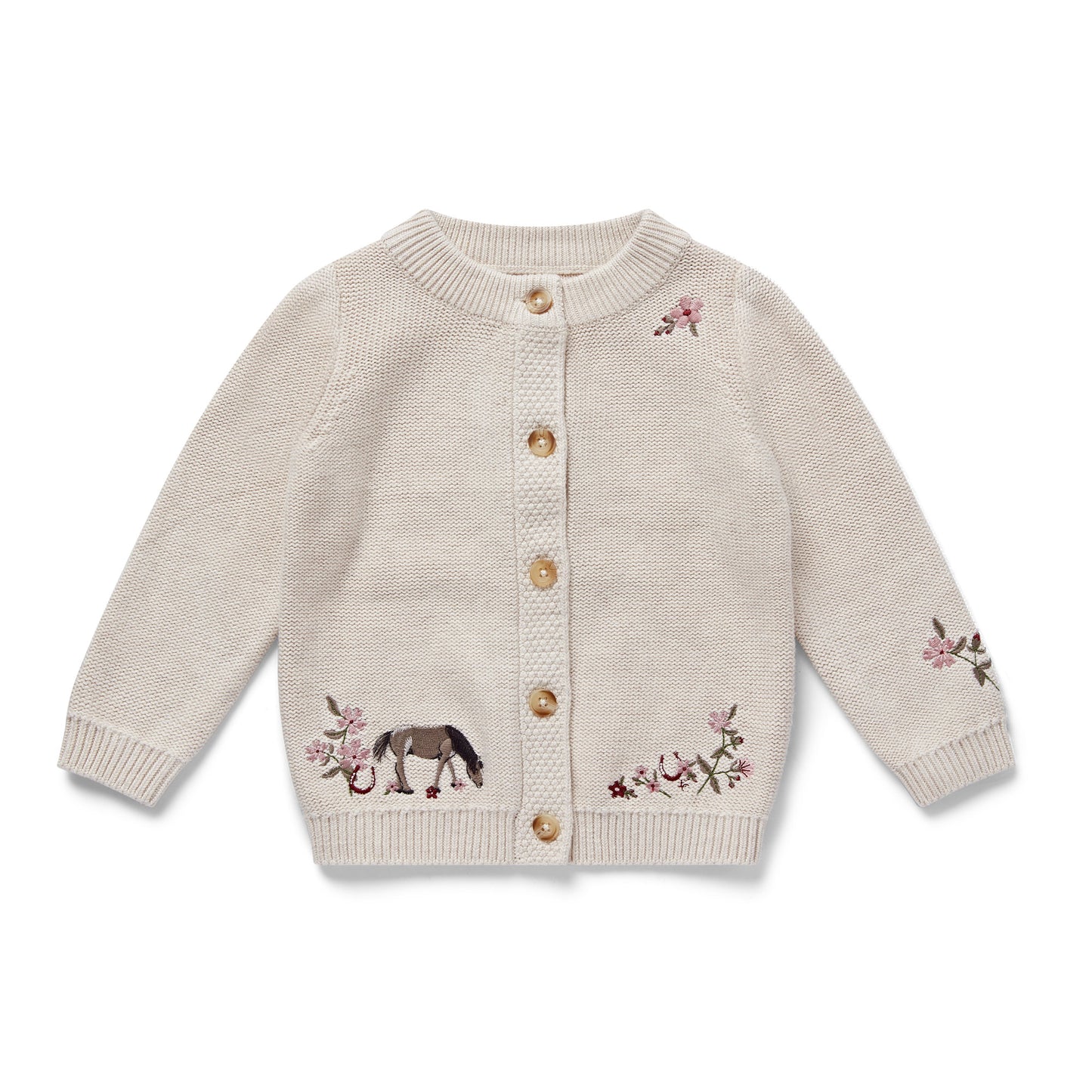 Horseshoe Floral Cardigan