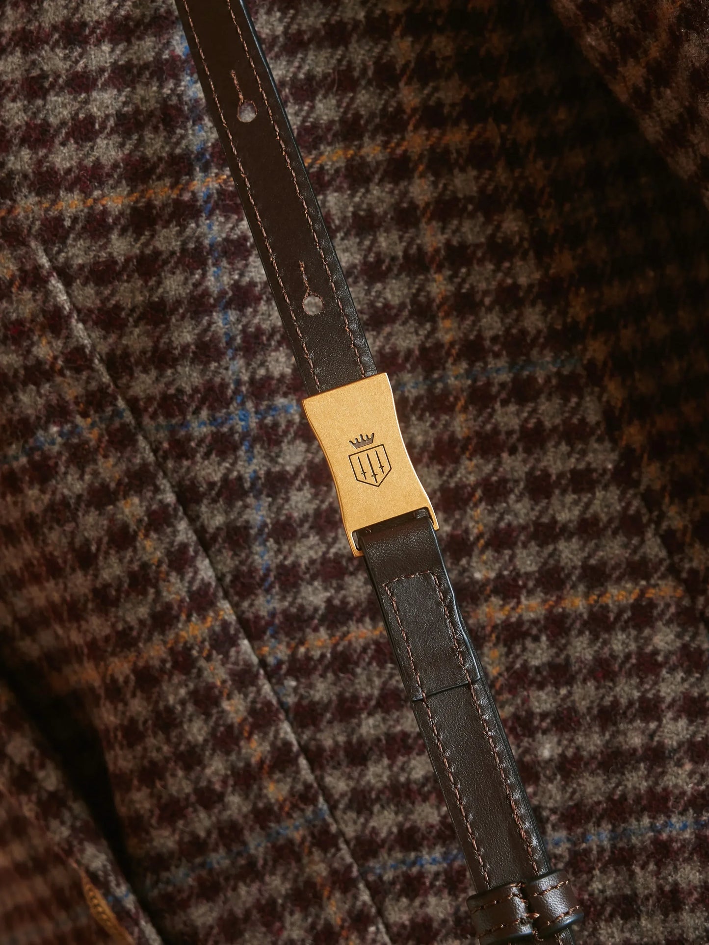 Rye Cross Body Bag - Mahogany Leather