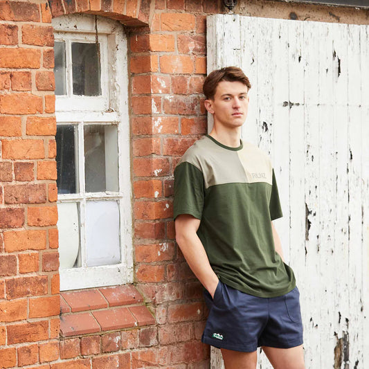 Unisex Backslider T-Shirt - Olive Multi