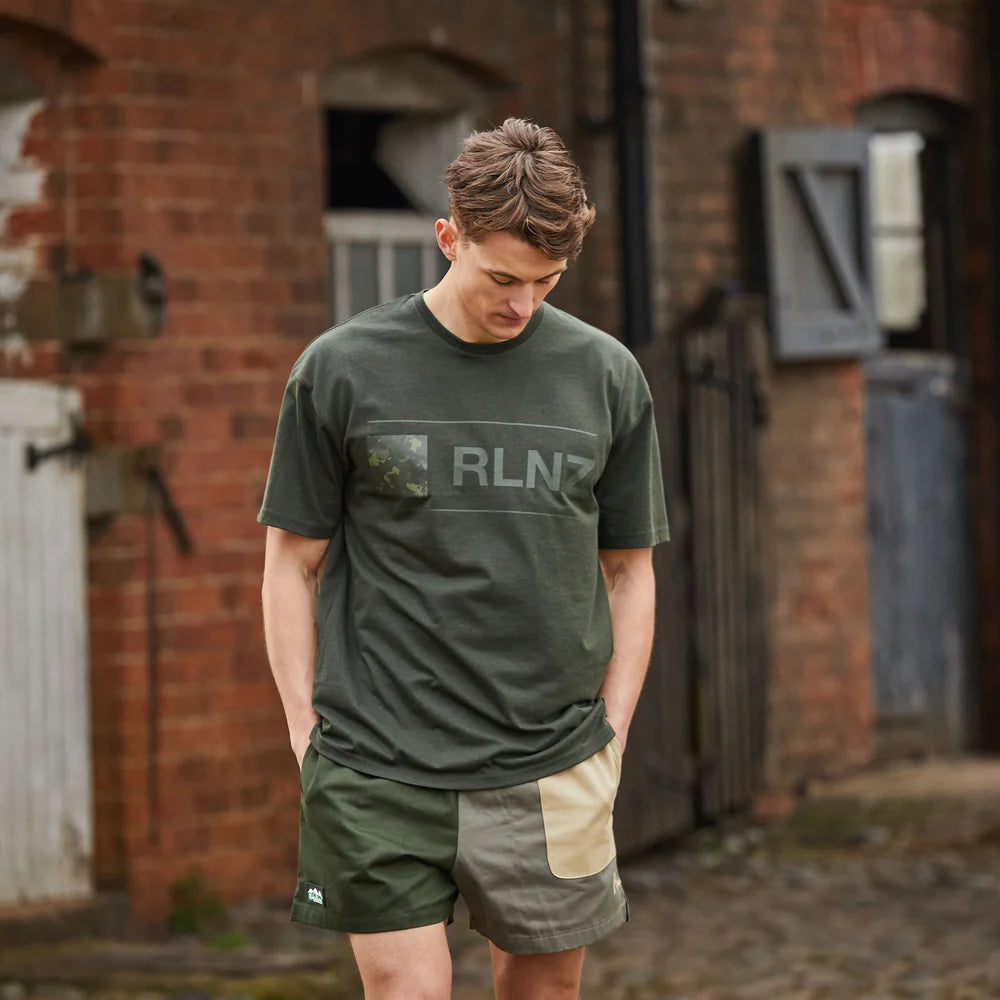 Unisex Backslider Shorts - Olive Multi