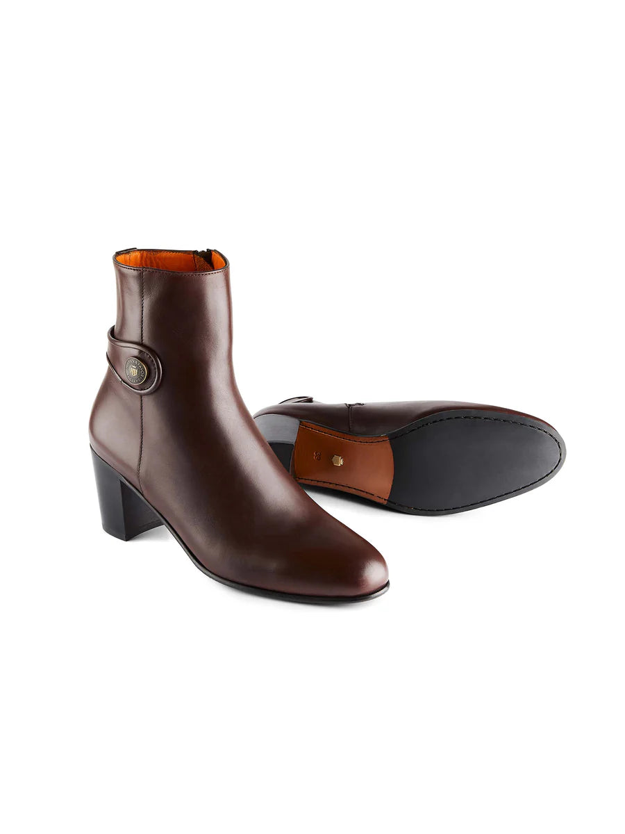 Upton Ankle Boot - Mahogany Leather