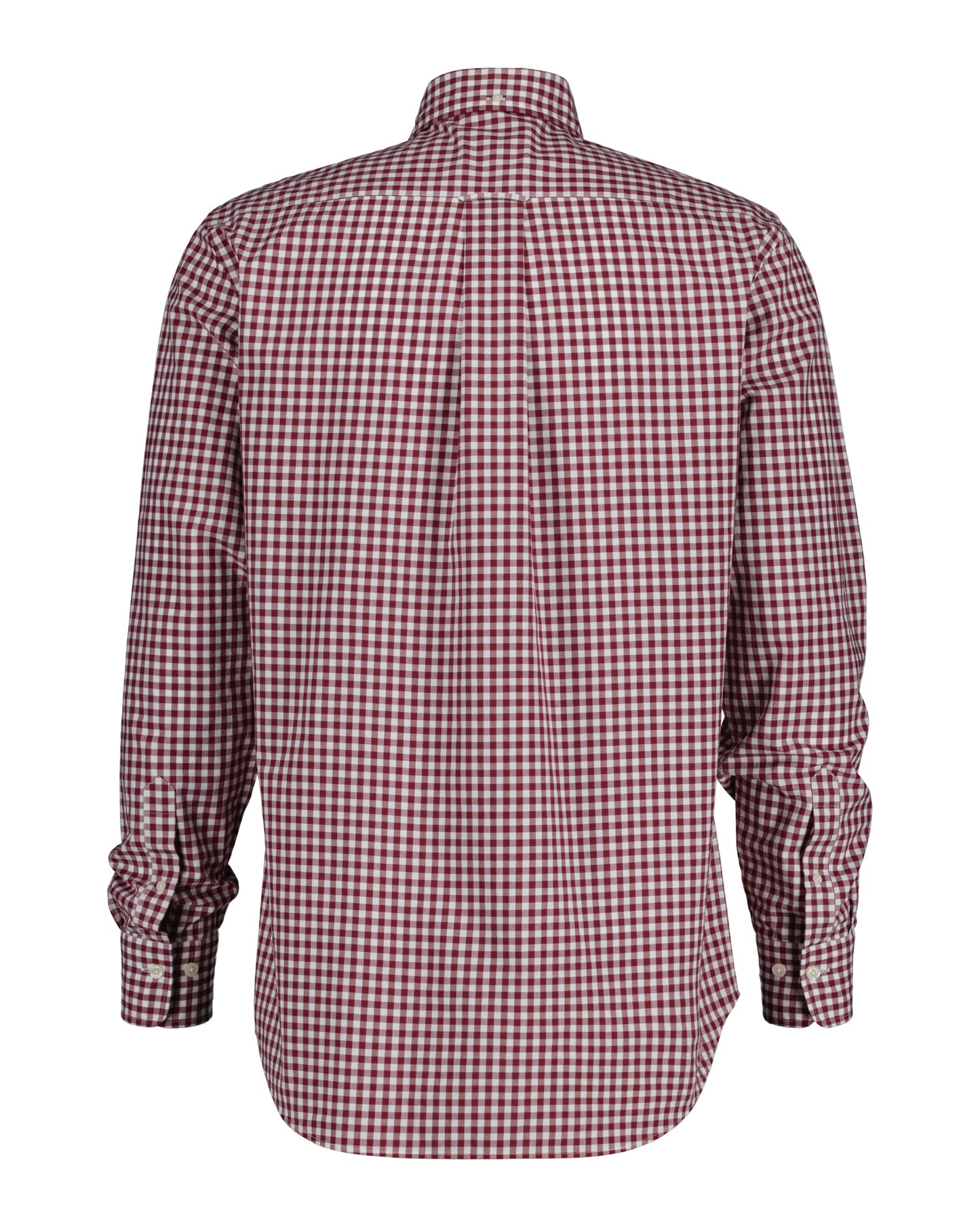 Regular Fit Gingham Poplin Shirt - Plumped Red