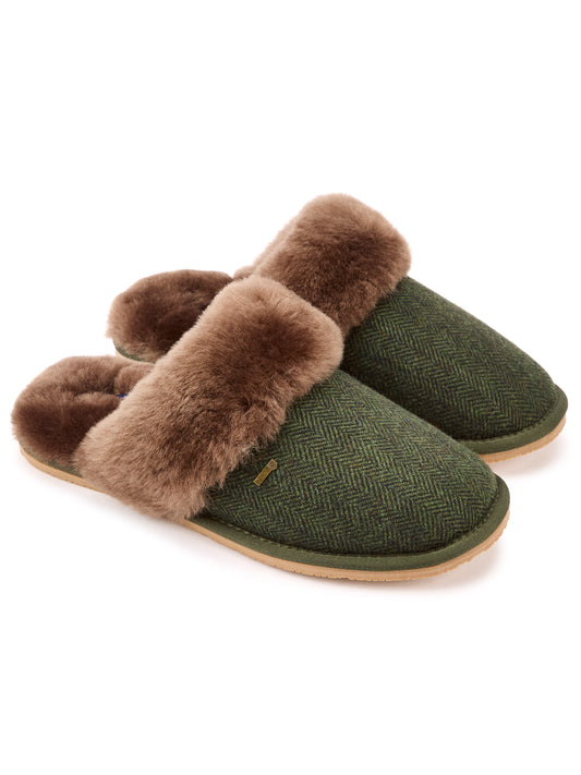 Mullingar Slippers - Olive
