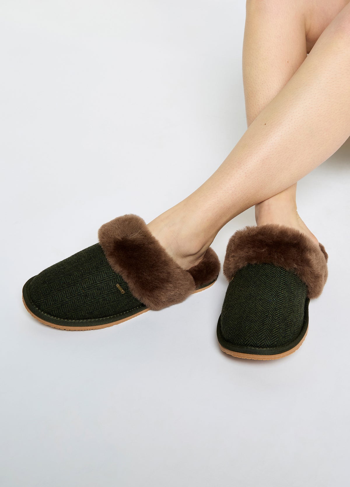Mullingar Slippers - Olive