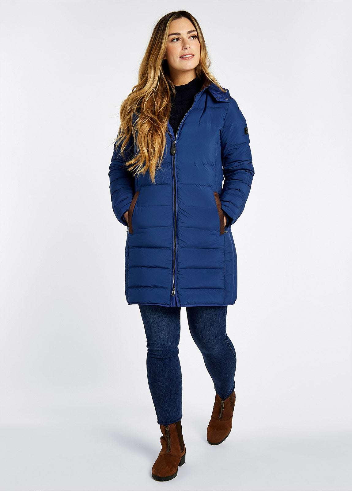 Ballybrophy Quilted Jacket - Peacock Blue