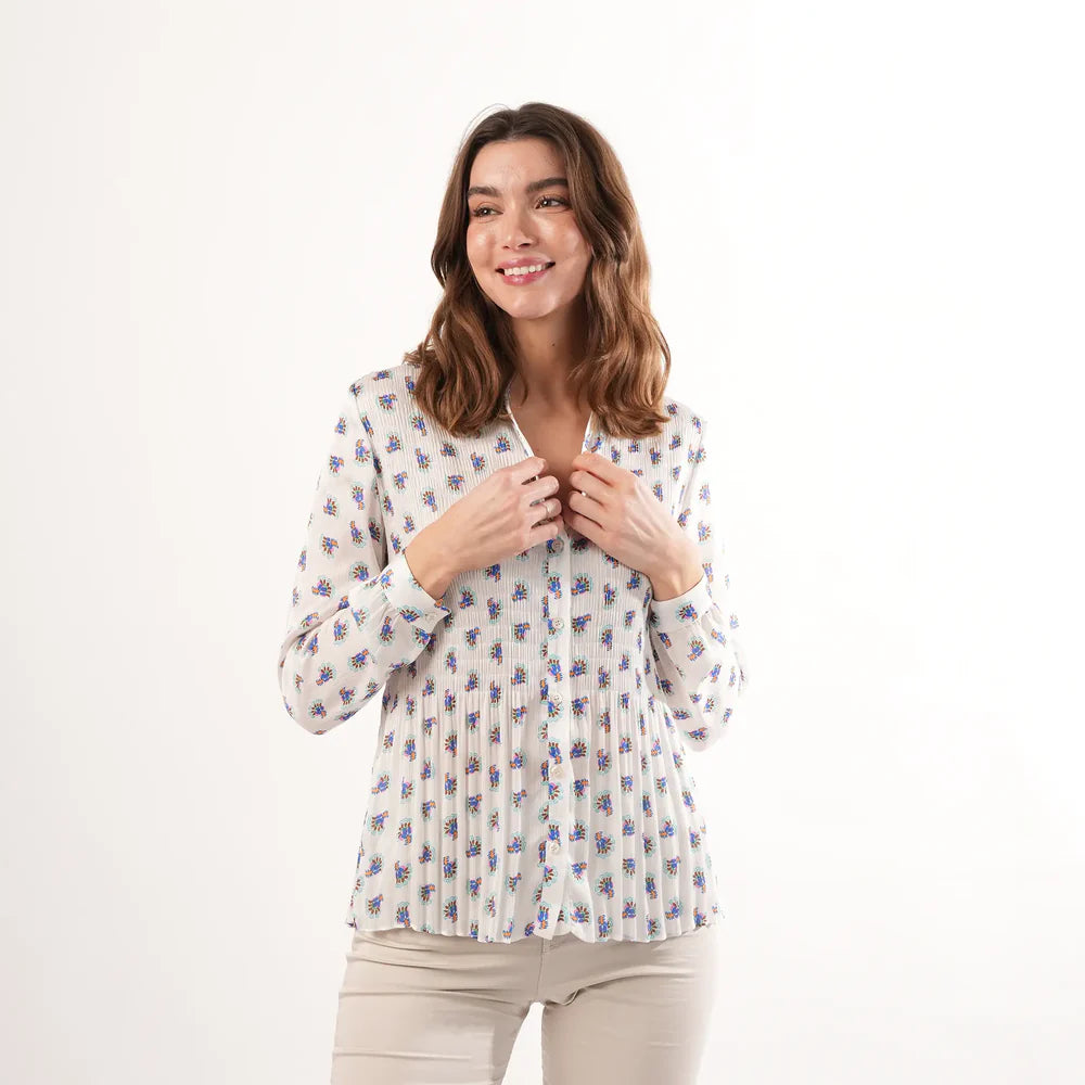 Amelia Peacock Blouse