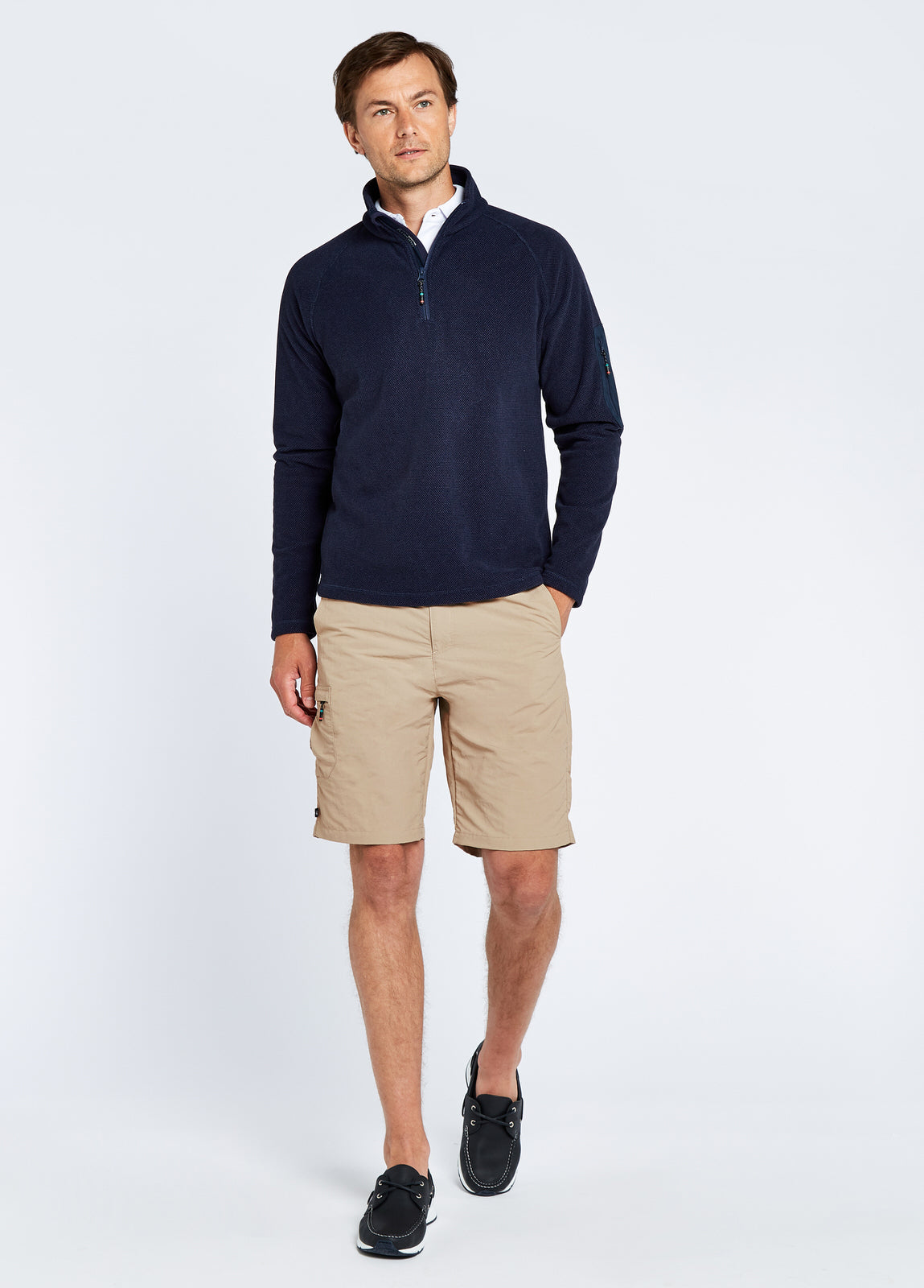 Monaco Fleece, Quarter Zip - Navy