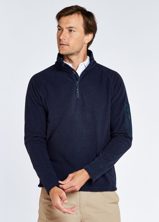 Monaco Fleece, Quarter Zip - Navy