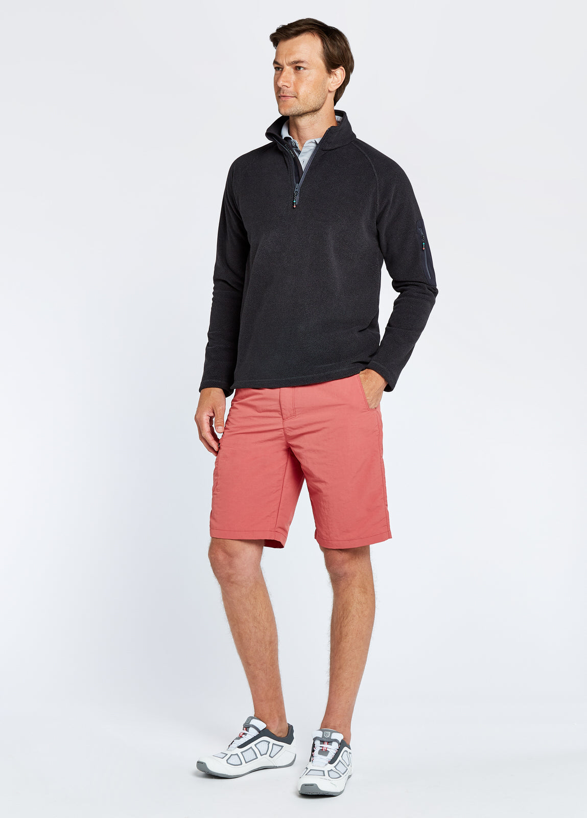 Monaco Fleece, Quarter Zip - Graphite