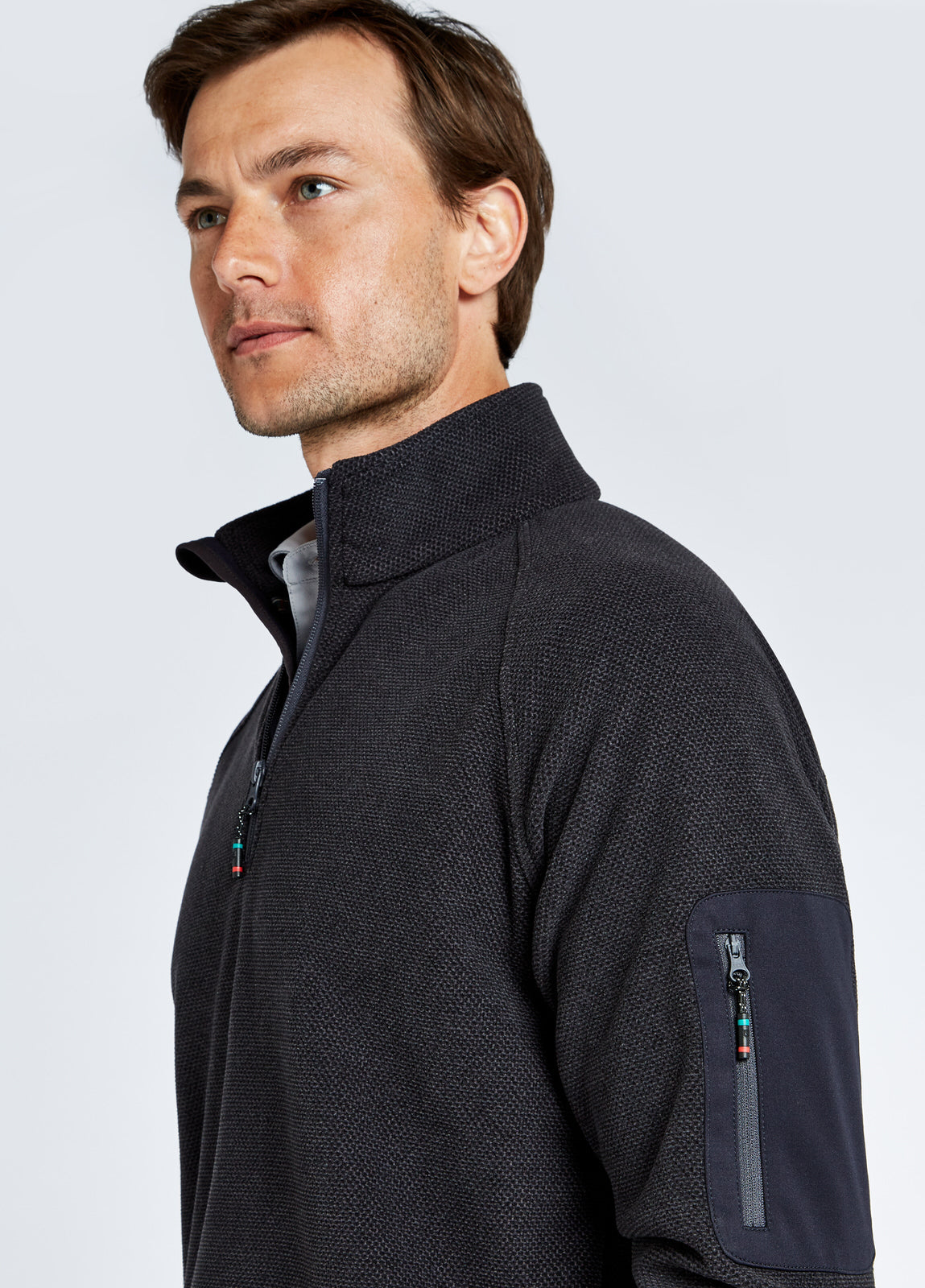 Monaco Fleece, Quarter Zip - Graphite