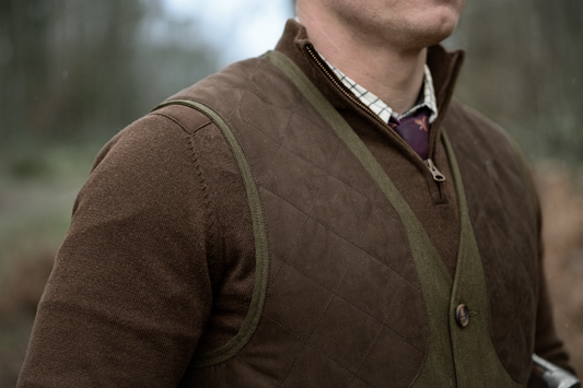 Woodcock Royale Waistcoat - Shaded Olive