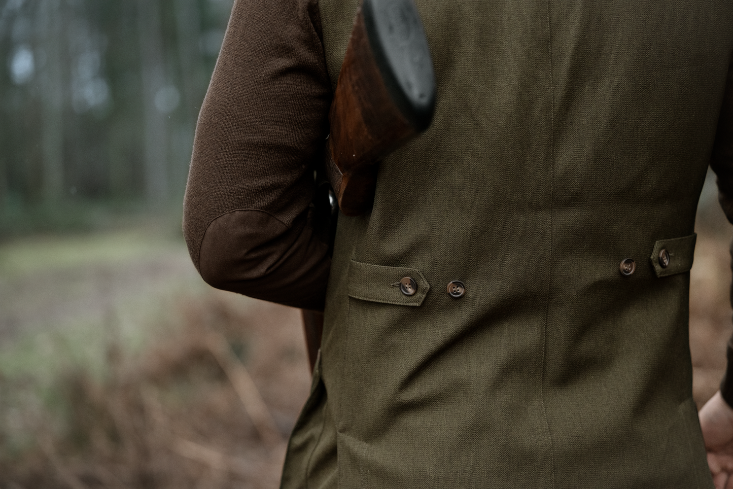 Woodcock Royale Waistcoat - Shaded Olive