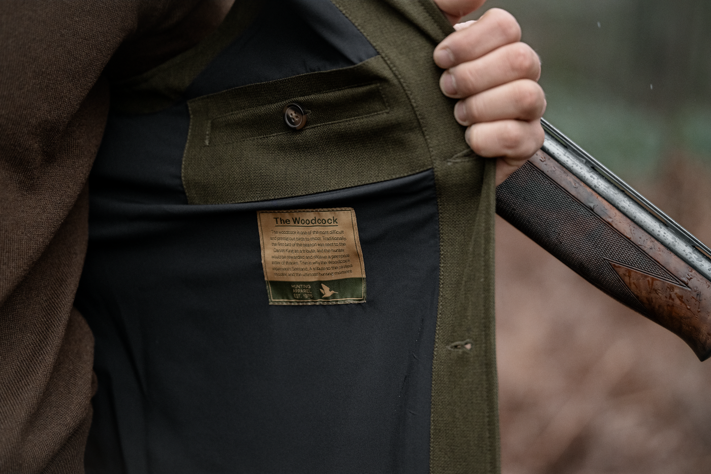 Woodcock Royale Waistcoat - Shaded Olive
