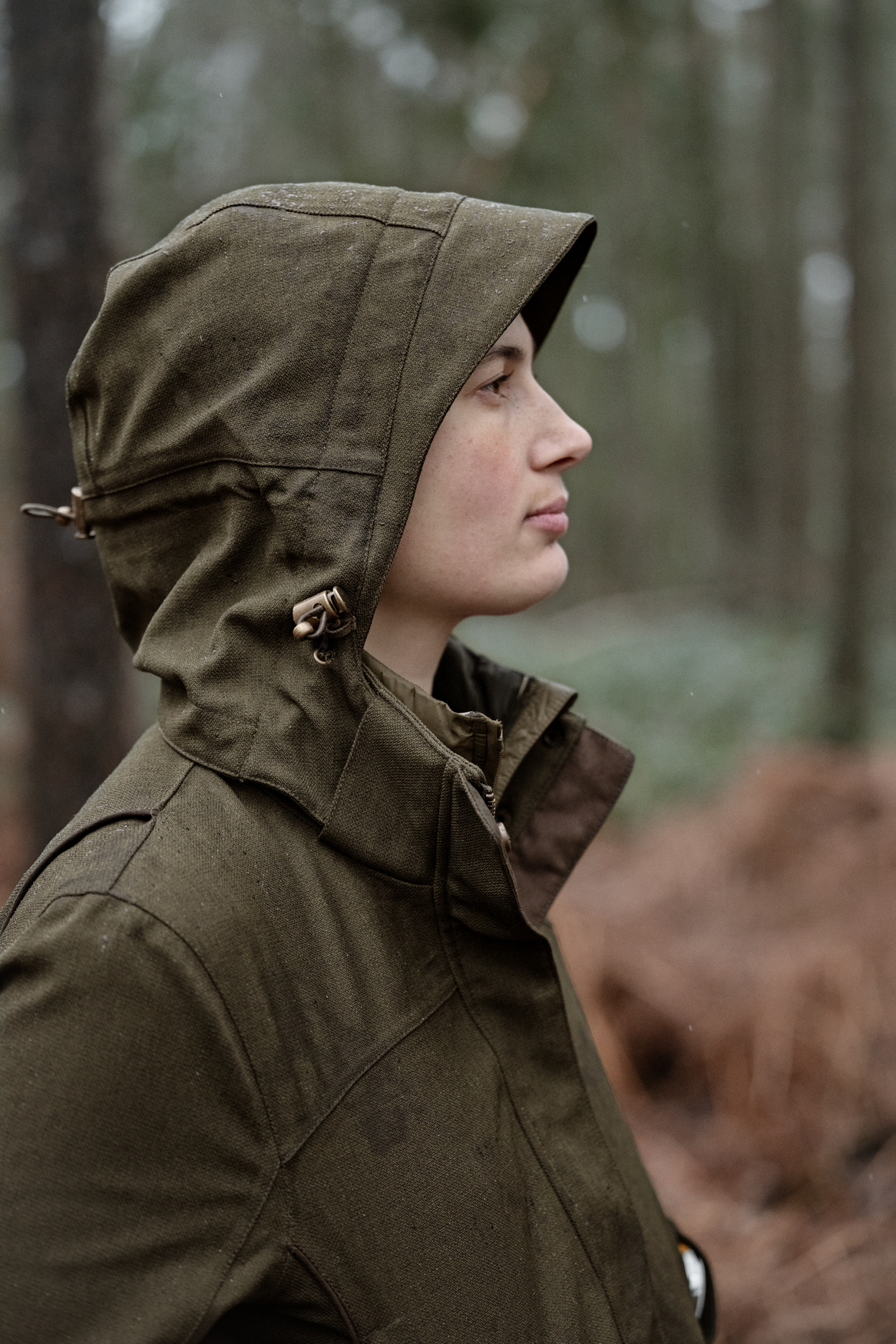 Woodcock Royale Eve Jacket - Shaded Olive