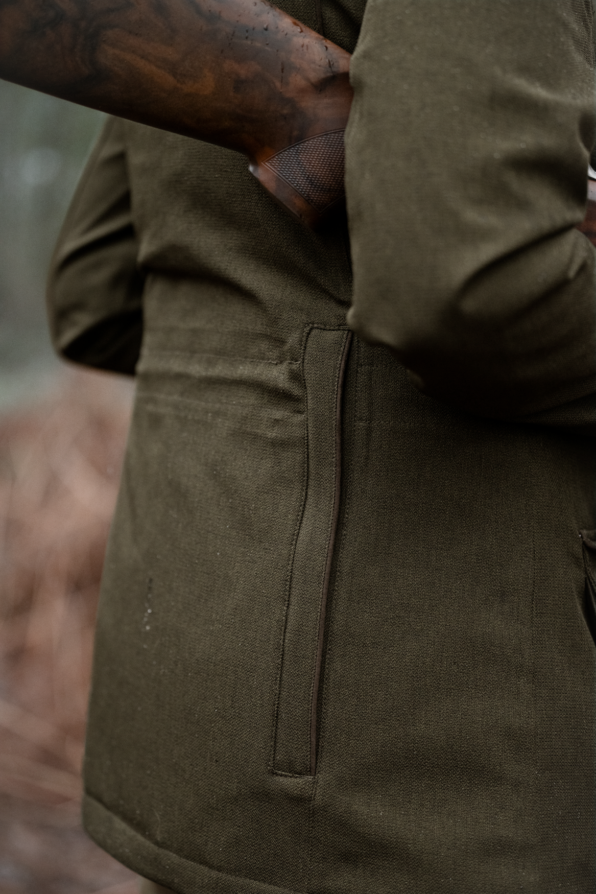Woodcock Royale Eve Jacket - Shaded Olive