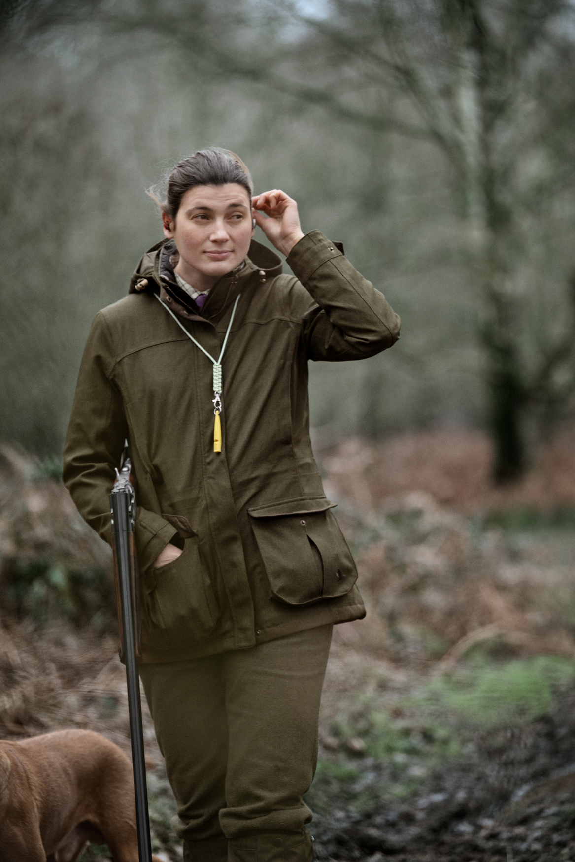 Woodcock Royale Eve Jacket - Shaded Olive