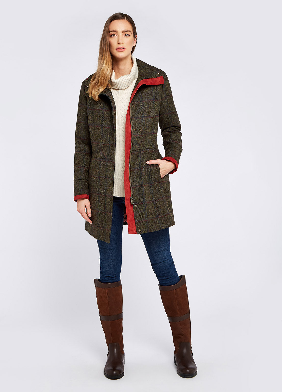 Hedgerow Tweed Coat - Hemlock