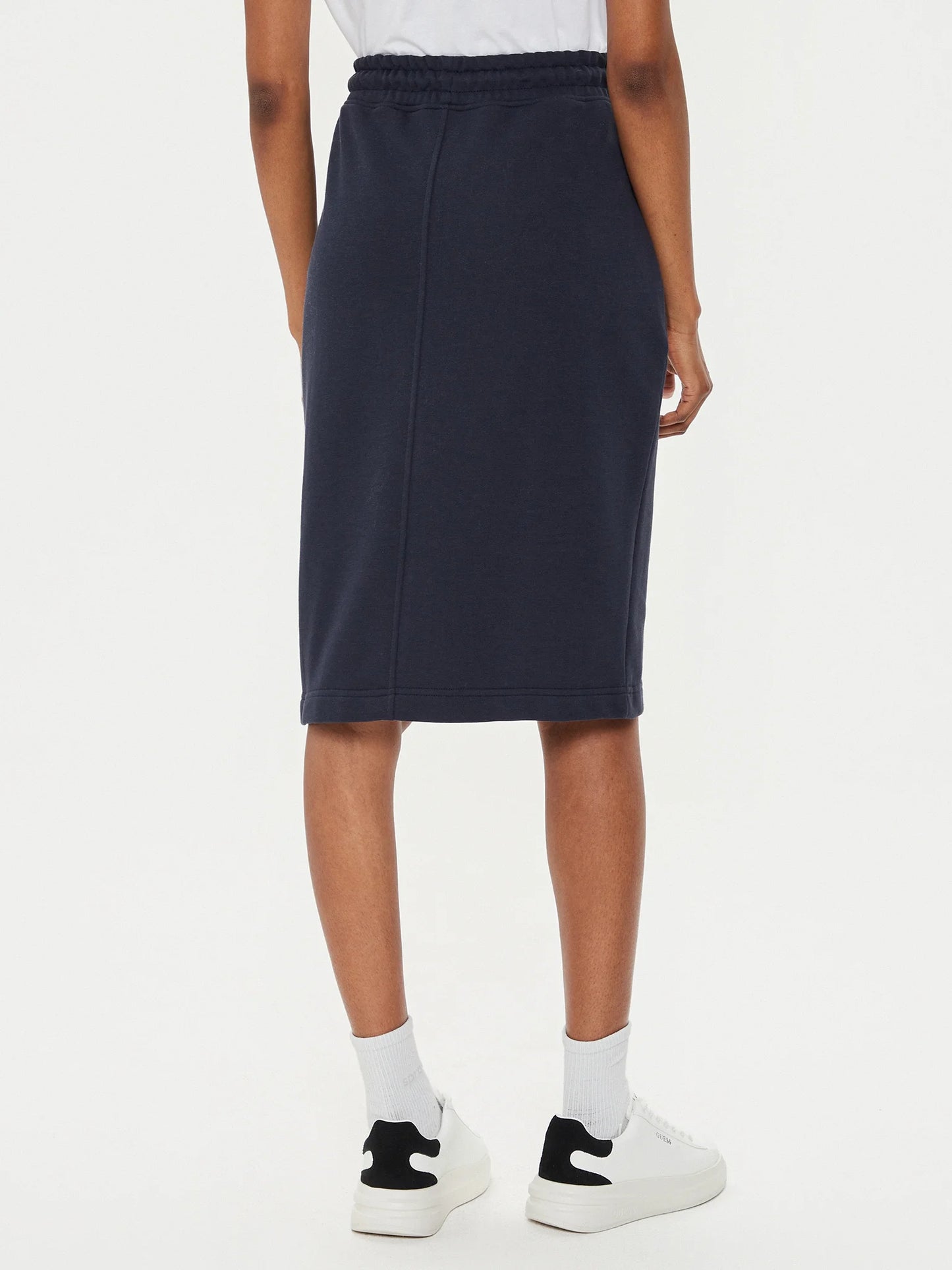 Shield Midi Skirt - Evening Blue