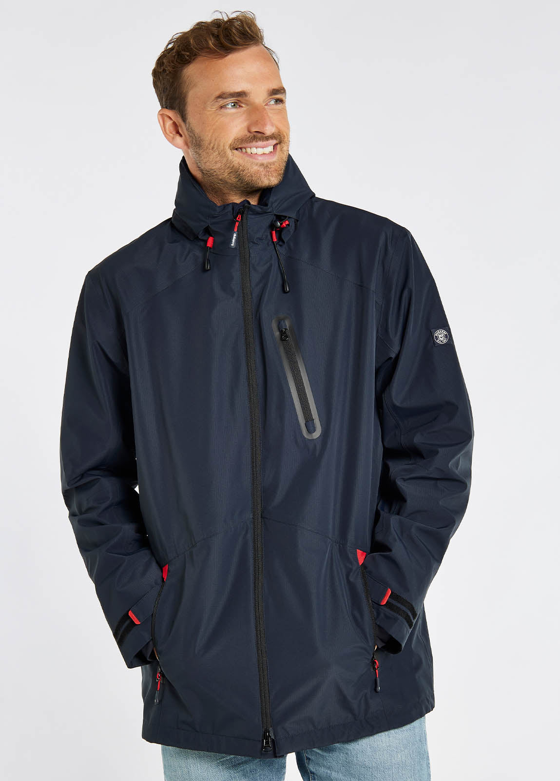 Crossbarry Waterproof Jacket - Navy