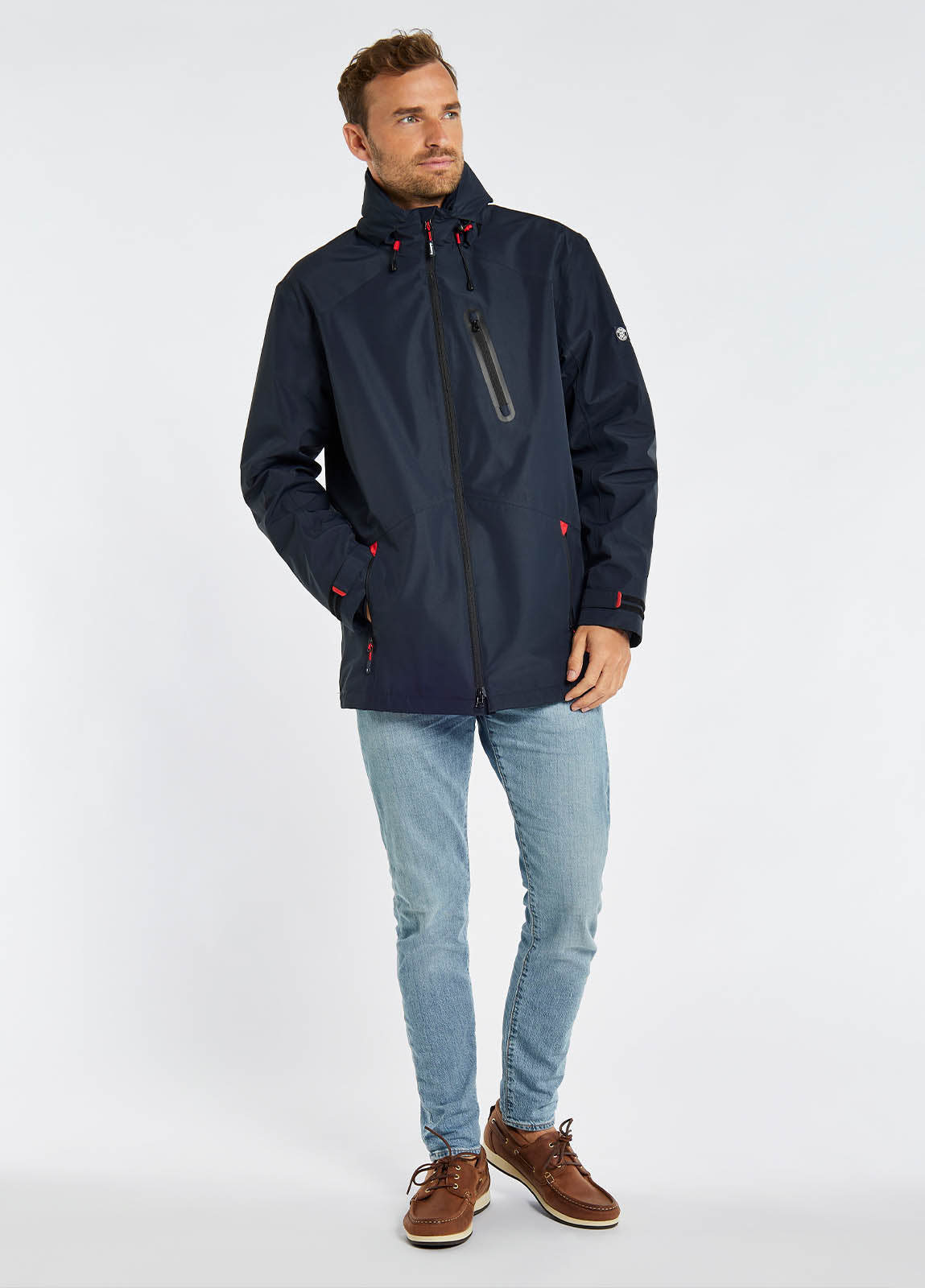 Crossbarry Waterproof Jacket - Navy