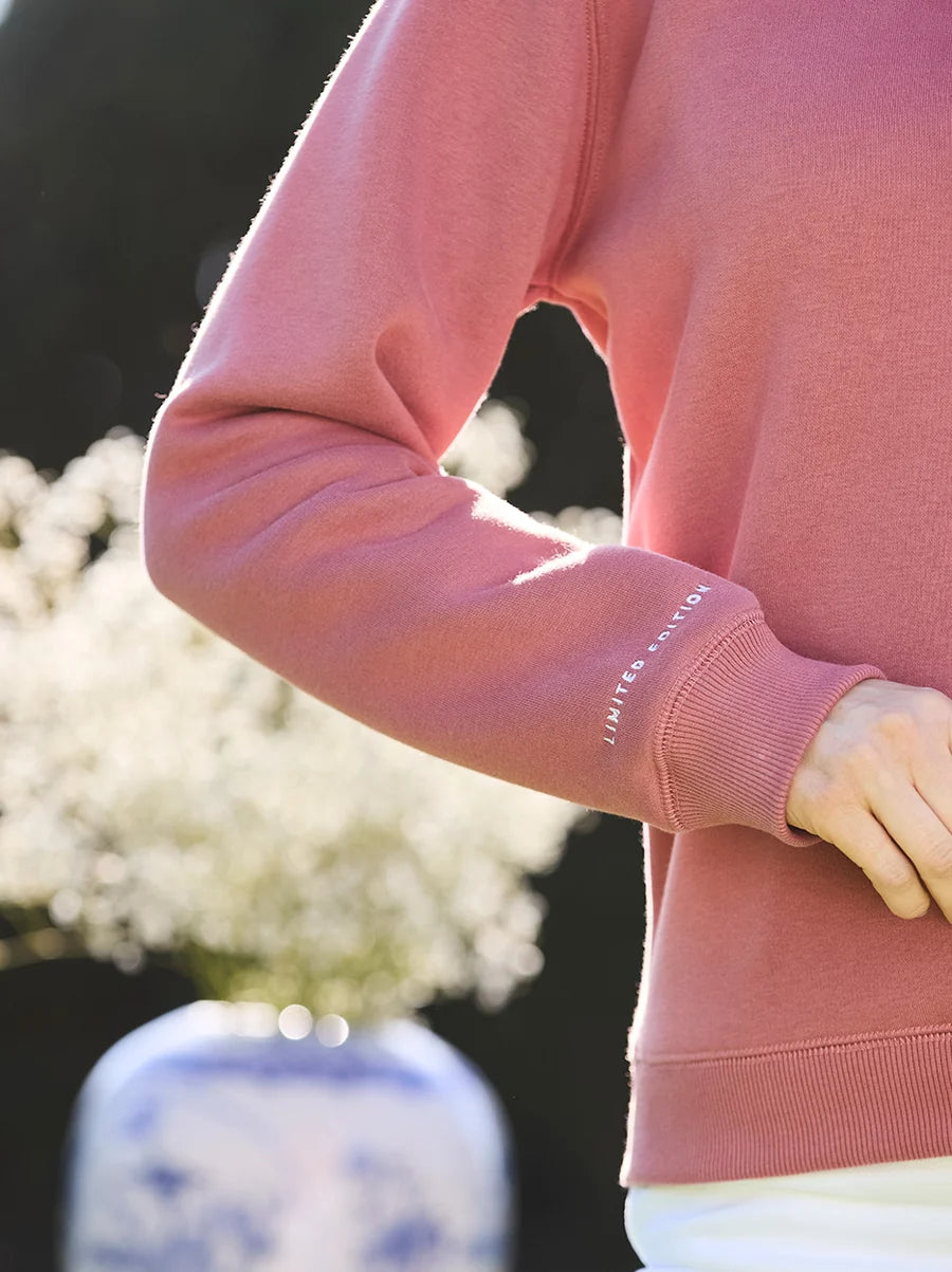 Tuckenhay Unisex Quarter Zip - Antique Rose - LIMITED EDITION