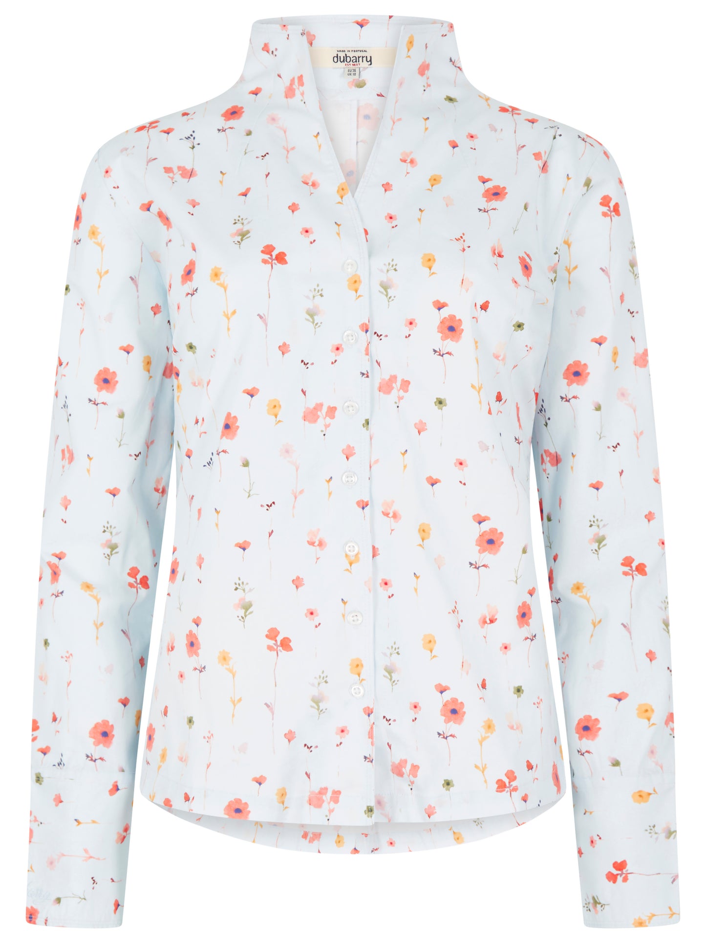 Fuchsia Shirt - Pale Blue