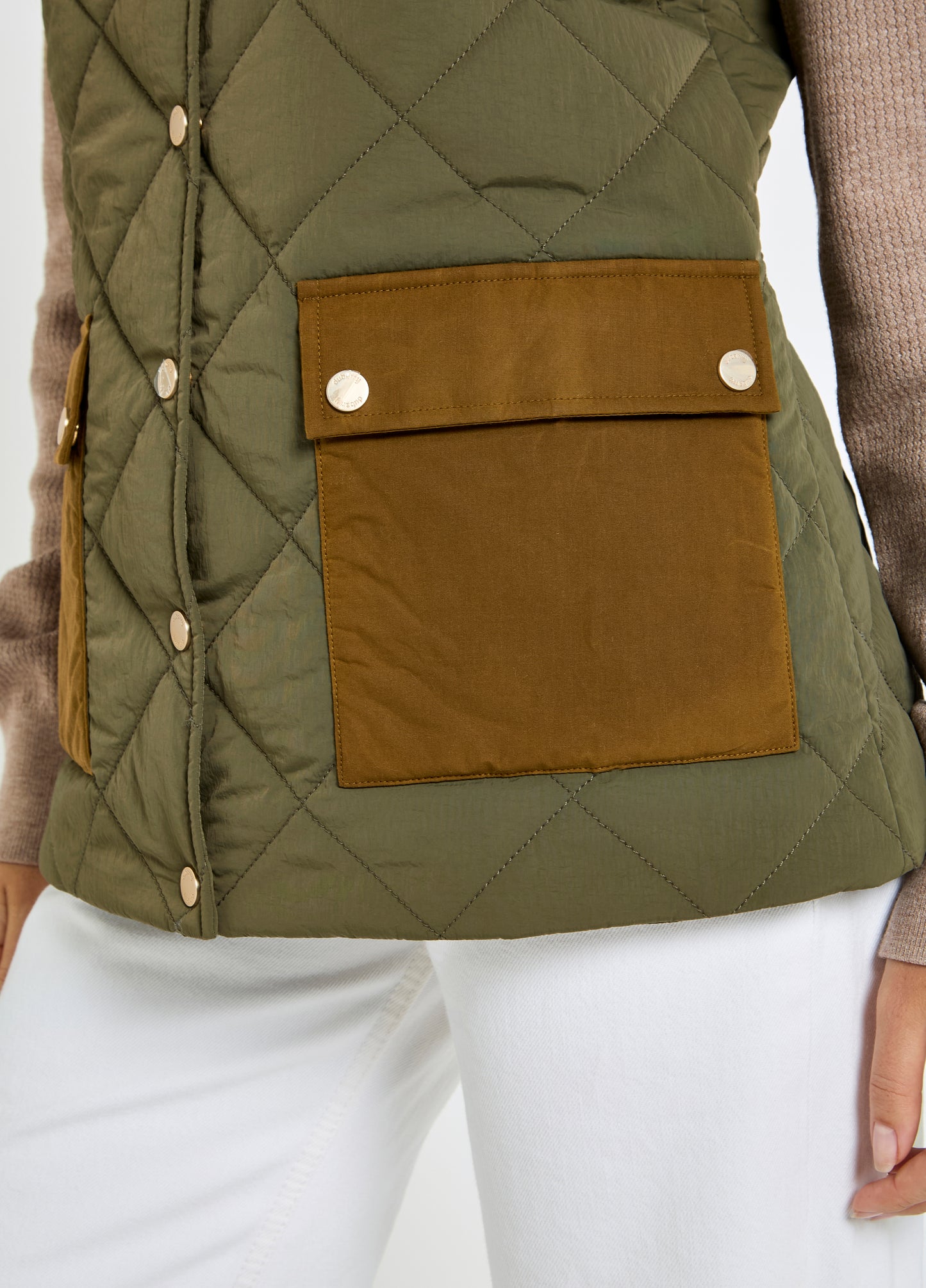 Clashmore Quilted Gilet - Kelp