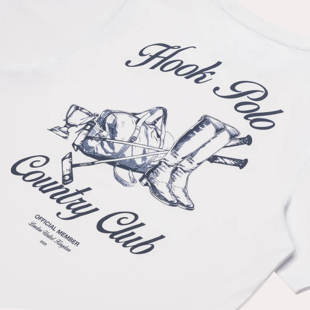 Unisex Country Club Tee - White