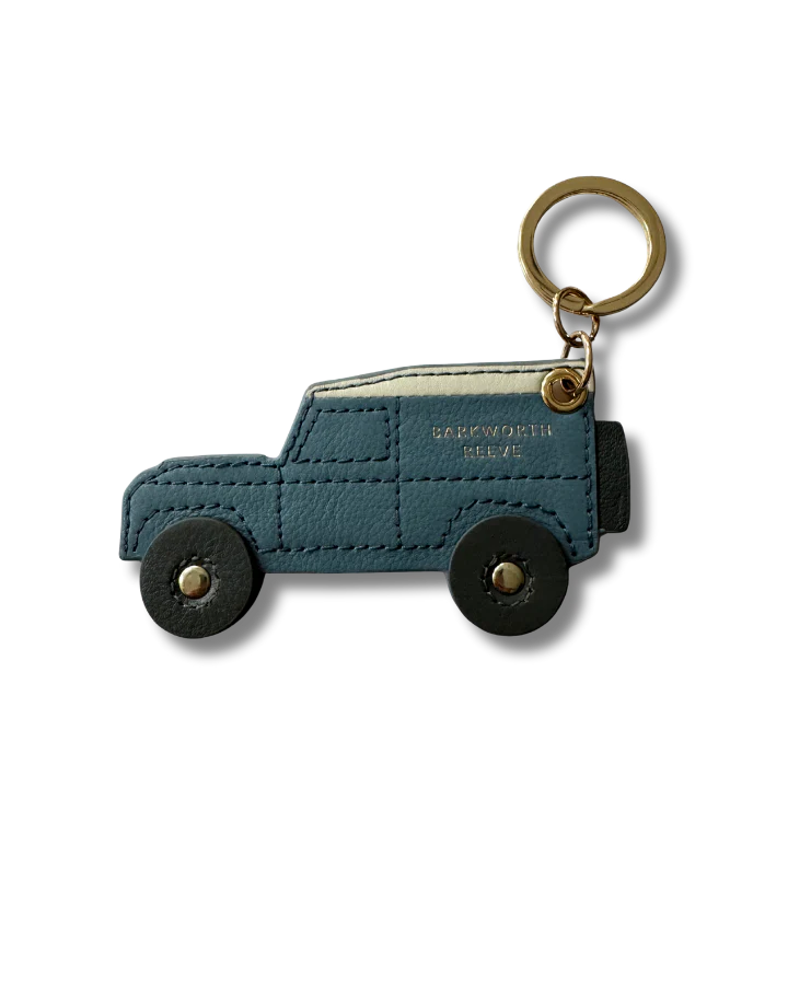 4X4 Keyring - Blue & Cream